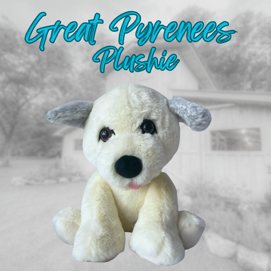Plushie Great Pyrenees Stuffed Animal - Soft, Cuddly Dog Buddy